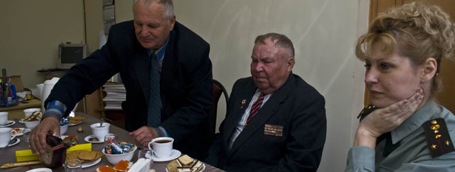 Meeting whit Red Army War veteran in Vladivostok, 2007